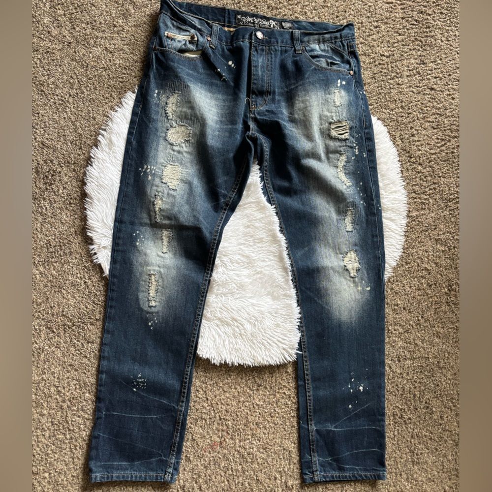 Heritage America Jeans Distressed Mens Size‎ 40
